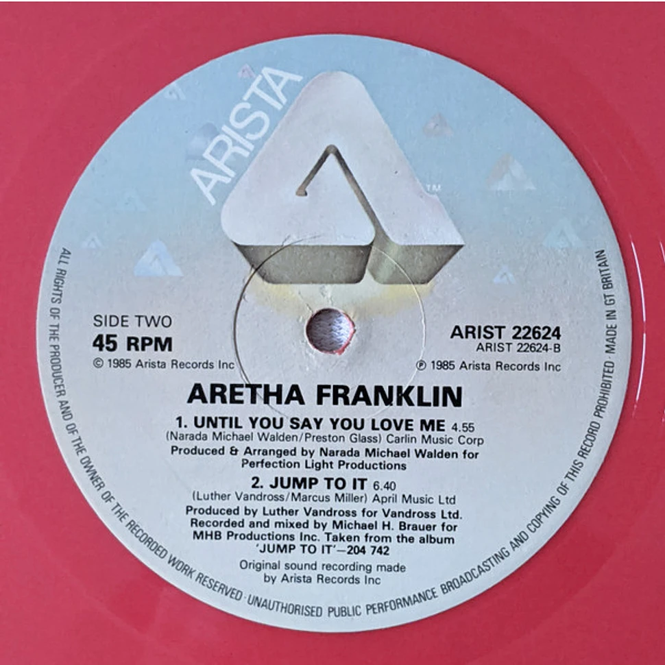 Aretha Franklin - Freeway Of Love (The Pink Cadillac Mix)