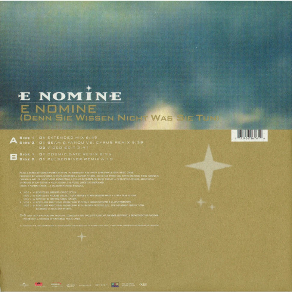 E Nomine - E Nomine (Denn Sie Wissen Nicht Was Sie Tun)