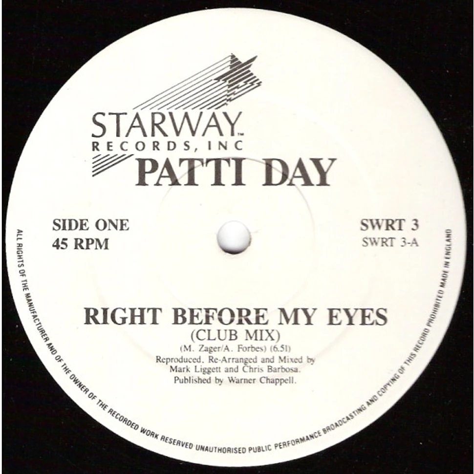 Patti Day - Right Before My Eyes