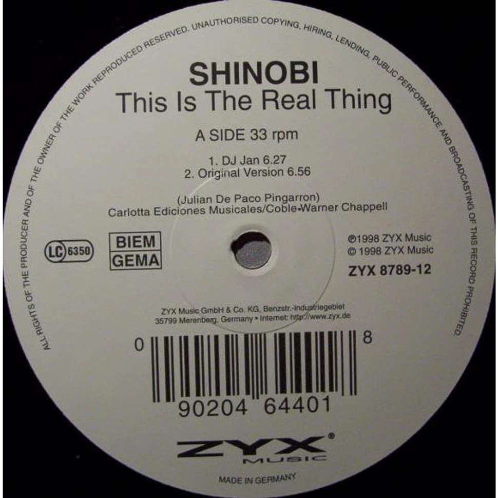 Shinobi - This Is The Real Thing