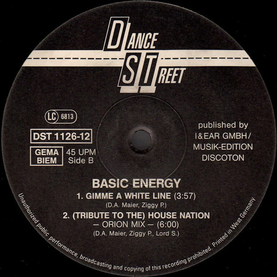 Basic Energy - (Tribute To The) House Nation