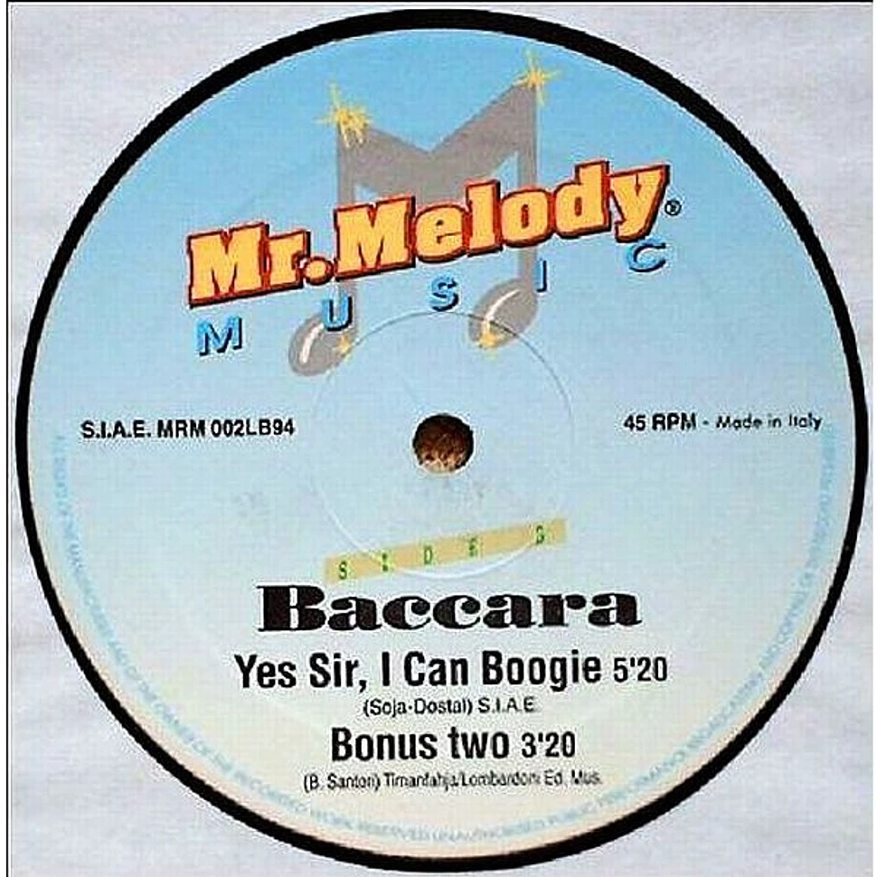 Baccara - Yes Sir, I Can Boogie