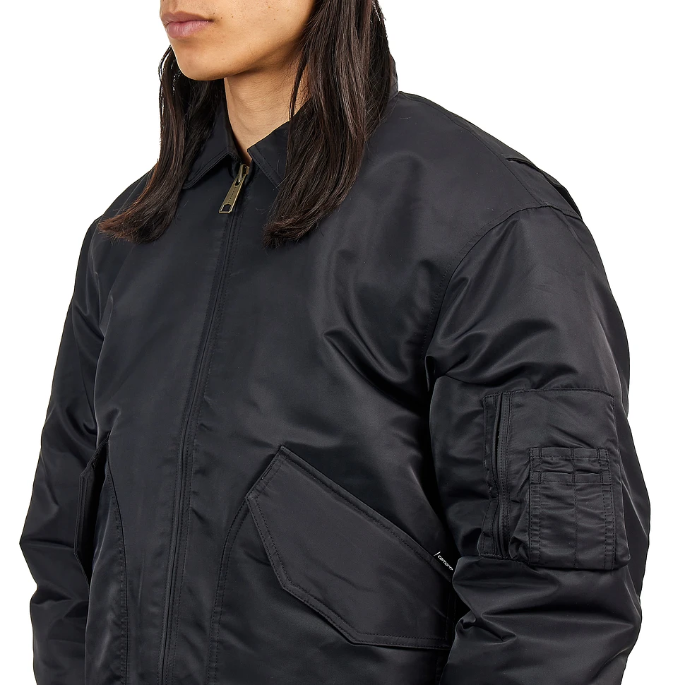 Carhartt WIP - Olten Bomber (Black / Smoke Green) | HHV Carhartt WIP - Olten Bomber (Black / Smoke Green) | HHV