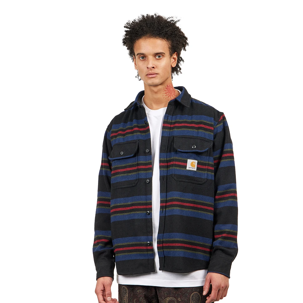 Carhartt WIP - Oregon Shirt Jac (Starco Stripe / Black) | HHV