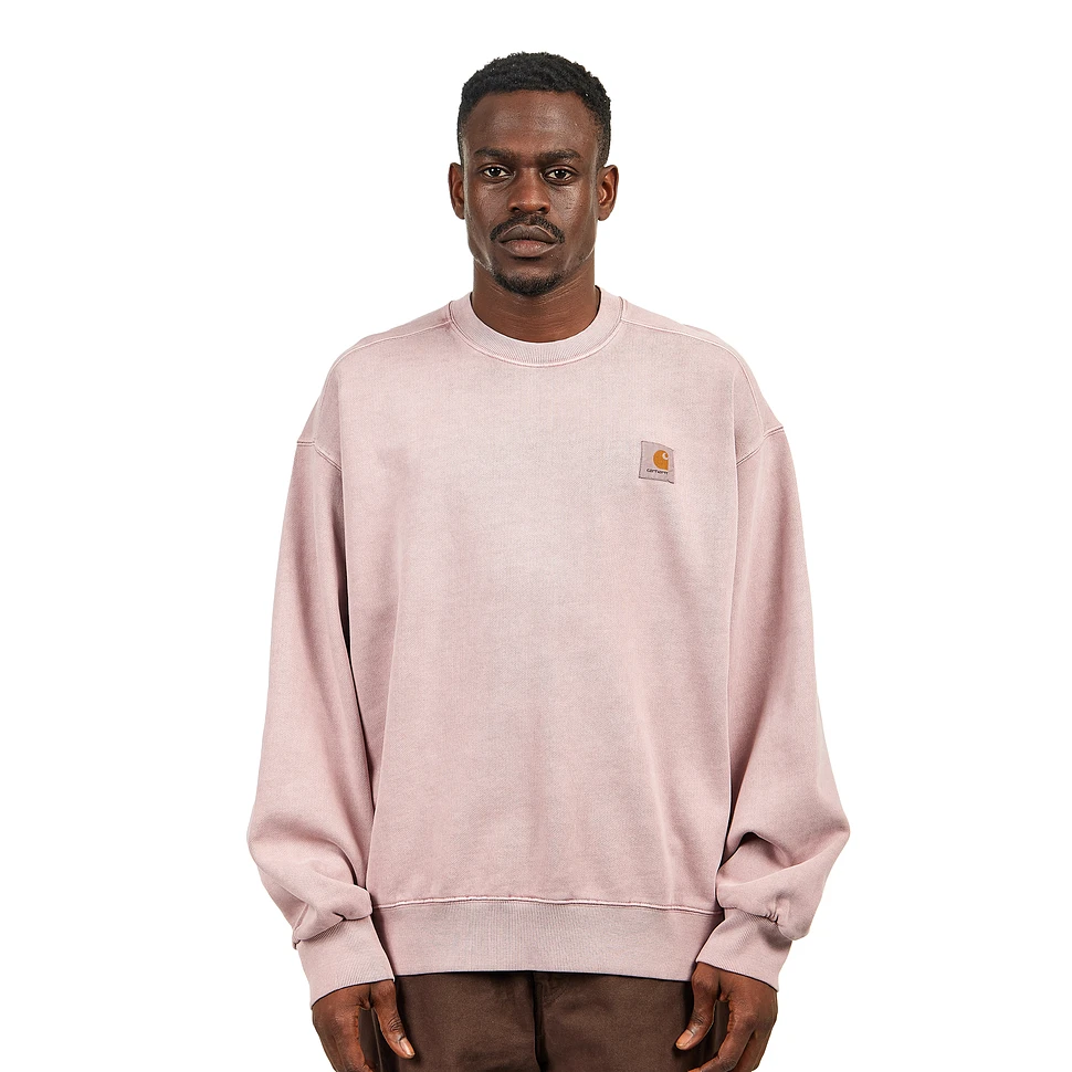 Pink shop carhartt sweatshirt