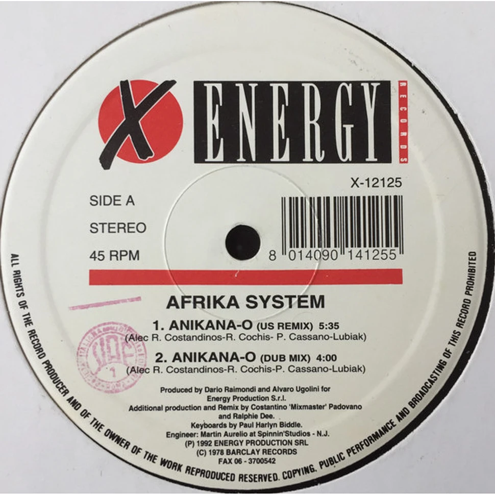 Afrika System - Anikana-O