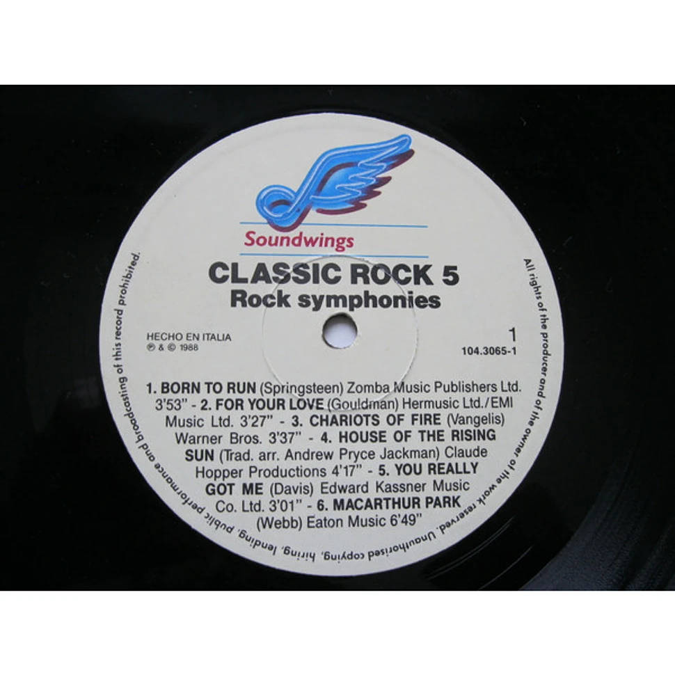 The London Symphony Orchestra And The Royal Choral Society - Classic Rock 5 Rock Symphonies