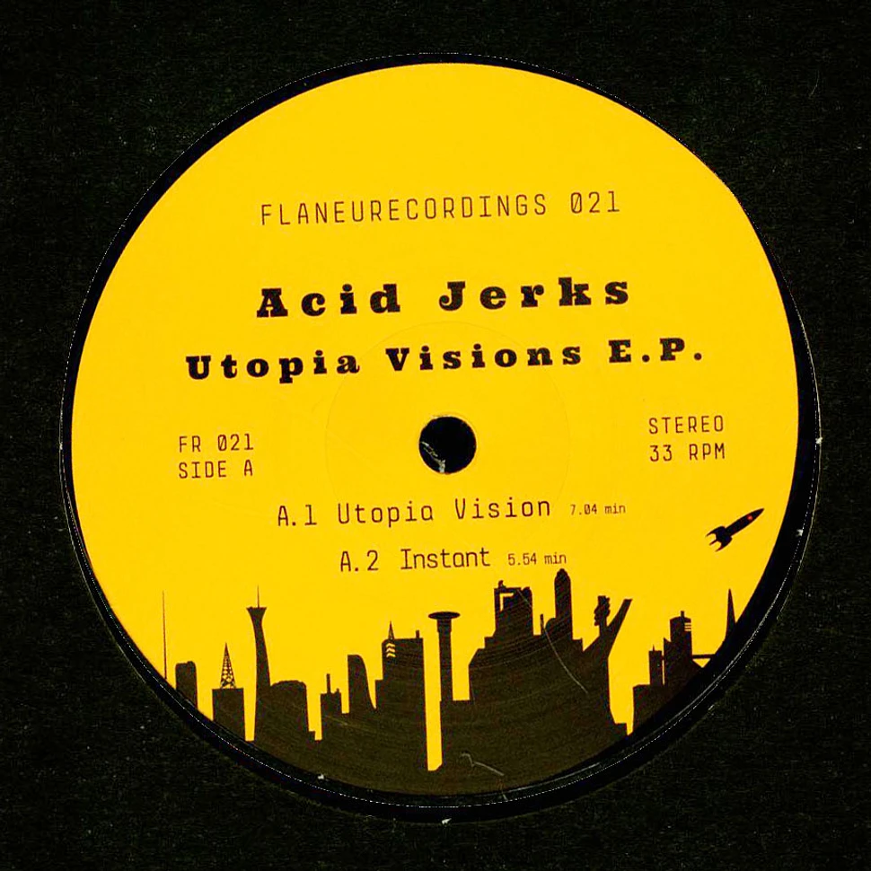 Acid Jerks - Utopia Visions EP Yellow Vinyl Edition