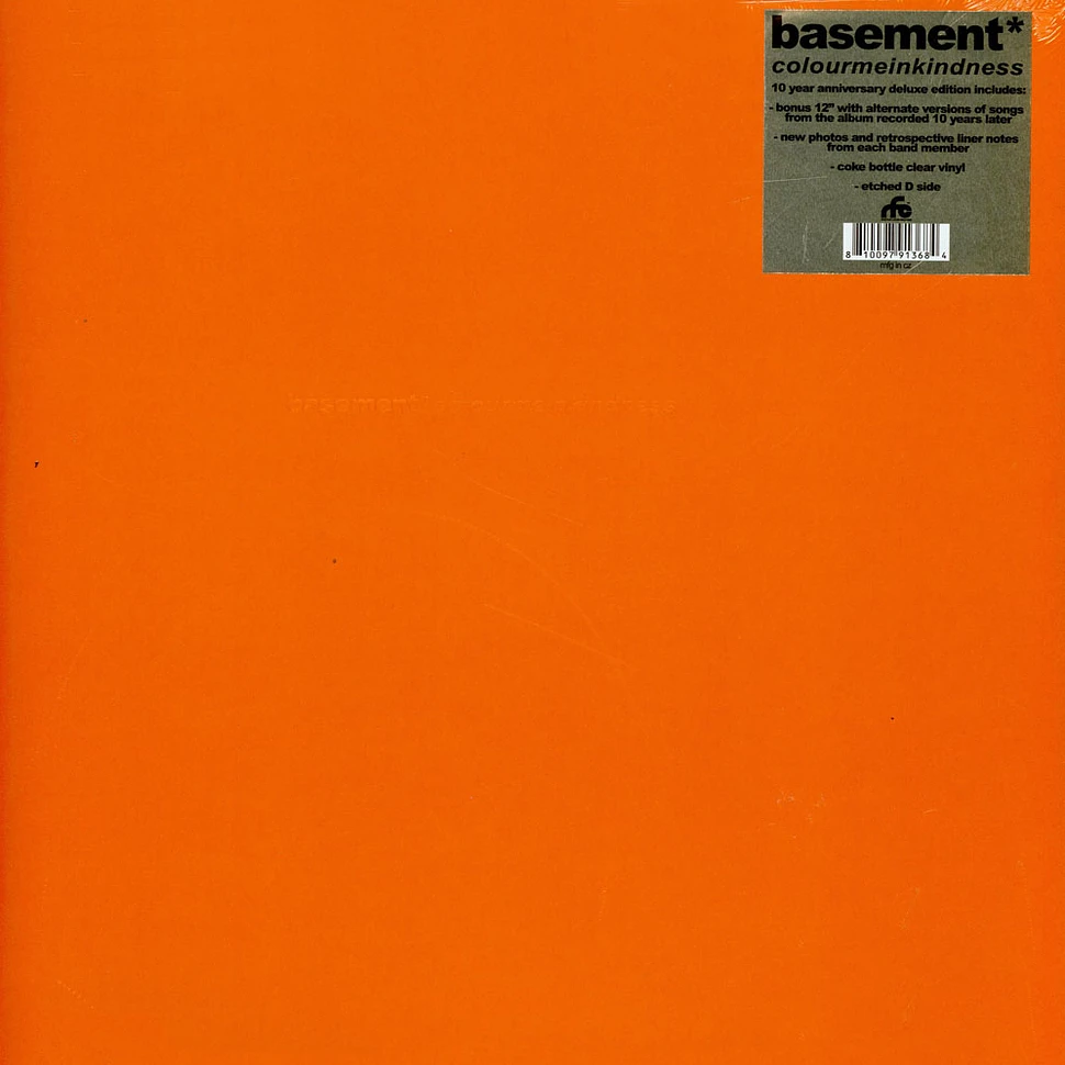 Basement - Colourmeinkindness Deluxe Anniversary Clear Vinyl Edition ...