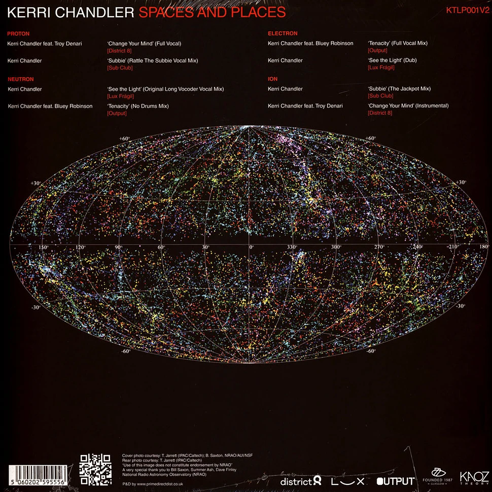Kerri Chandler - Spaces And Places: Album Sampler 2 Red Vinyl Edition