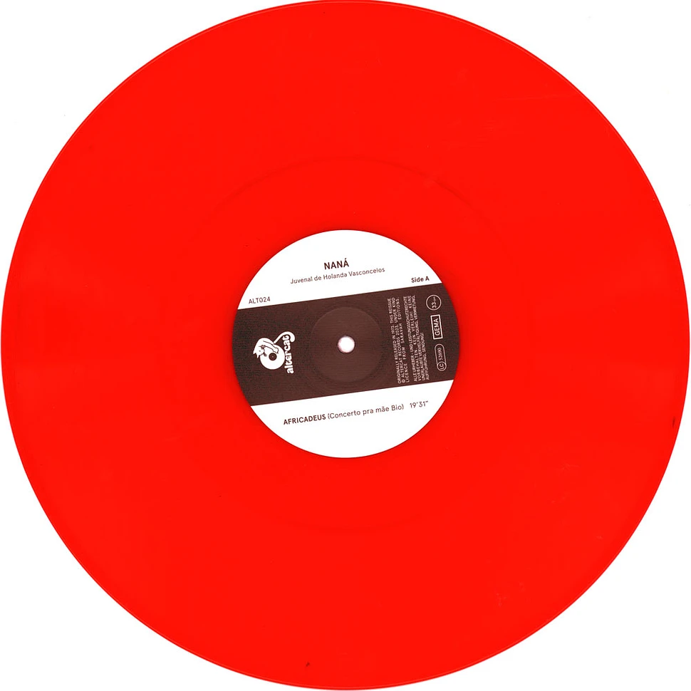 Naná Vasconcelos - Africadeus Red Vinyl Edtion