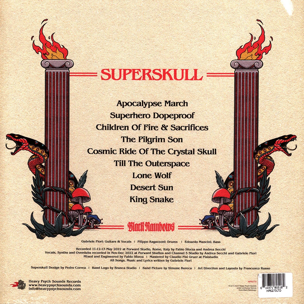 Black Rainbows - Superskull Neon Magenta Vinyl Edition