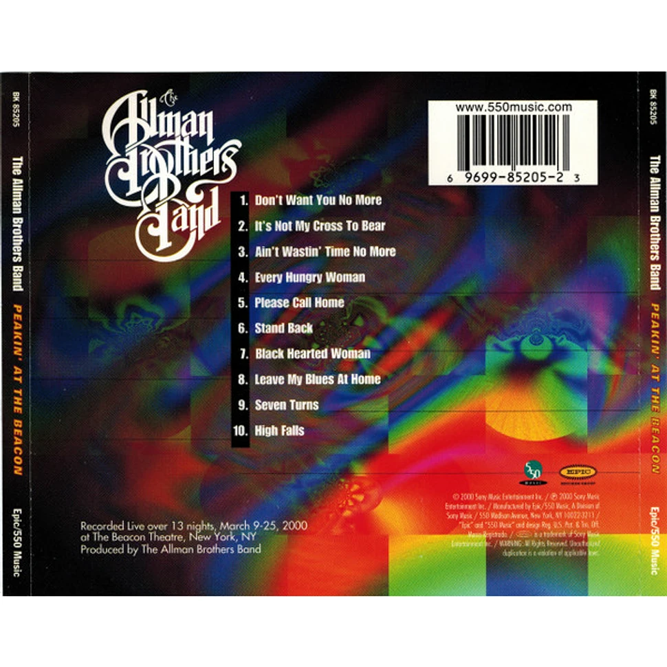 The Allman Brothers Band - Peakin' At The Beacon