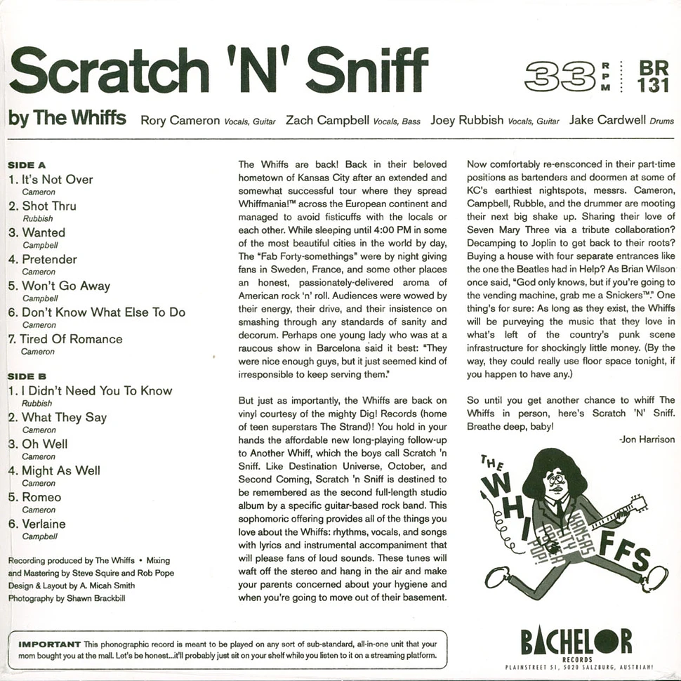 The Whiffs - Scratch N Sniff