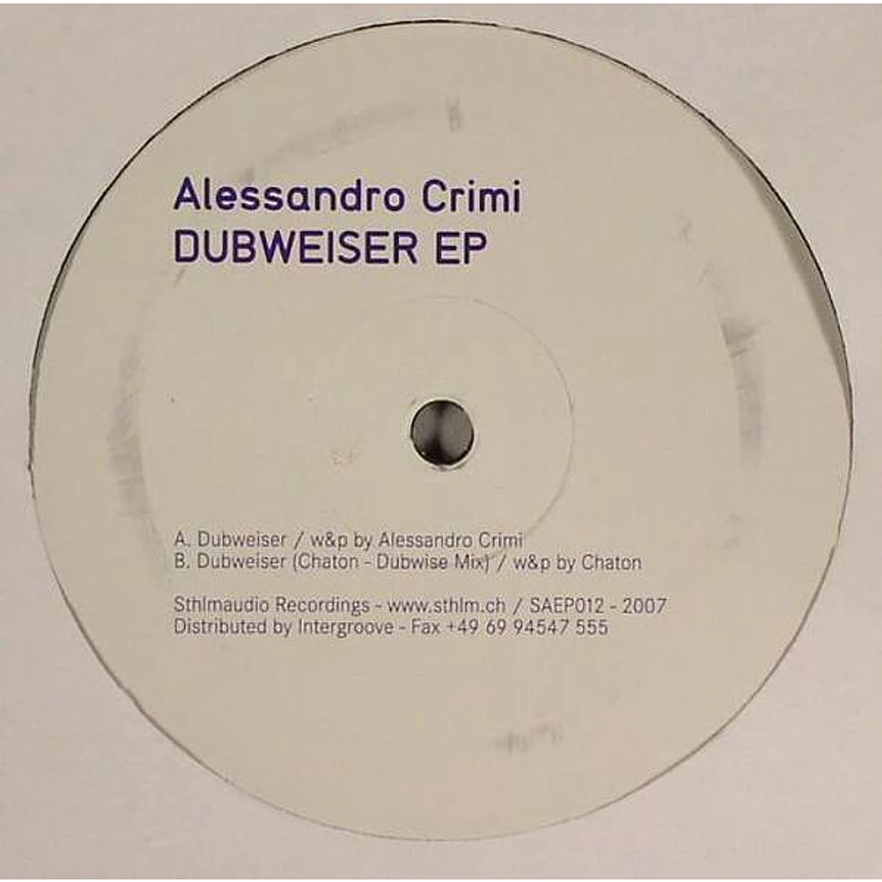 Alessandro Crimi - Dubweiser EP