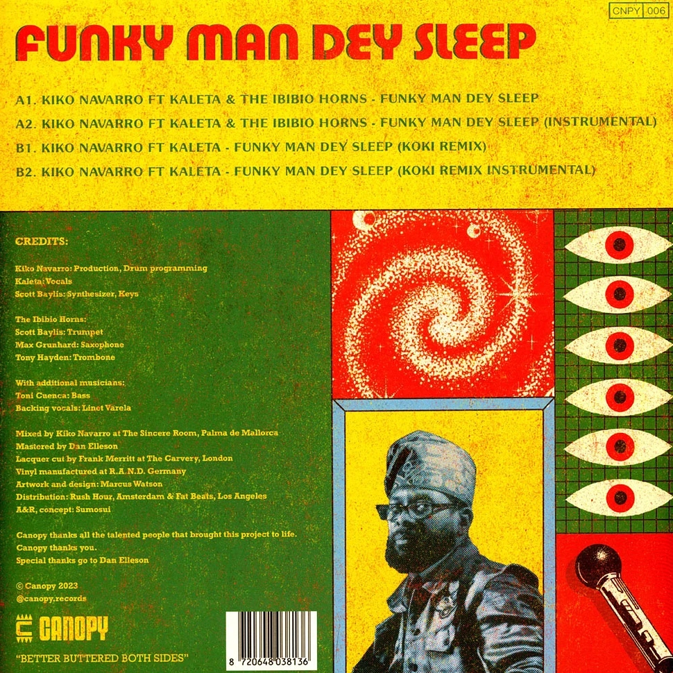 Kiko Navarro Ft Kaleta & The Ibibio Horns - Funky Man Dey Sleep