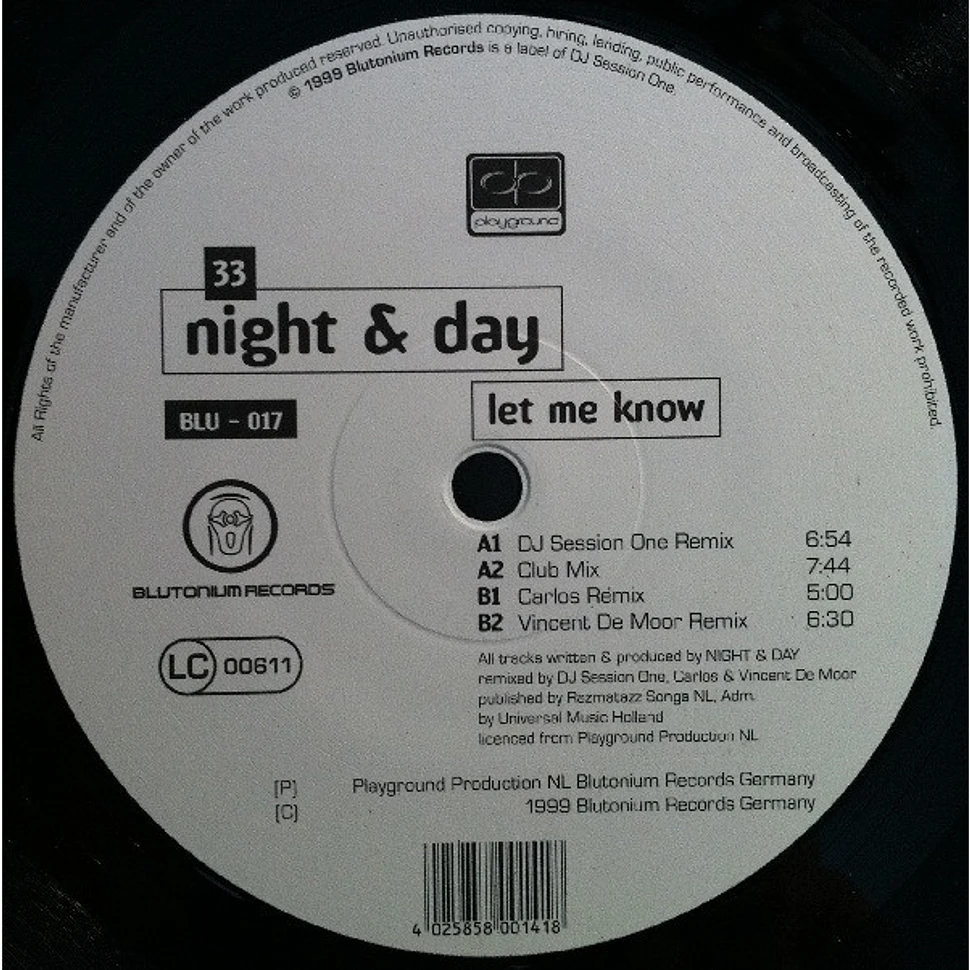 Night & Day - Let Me Know