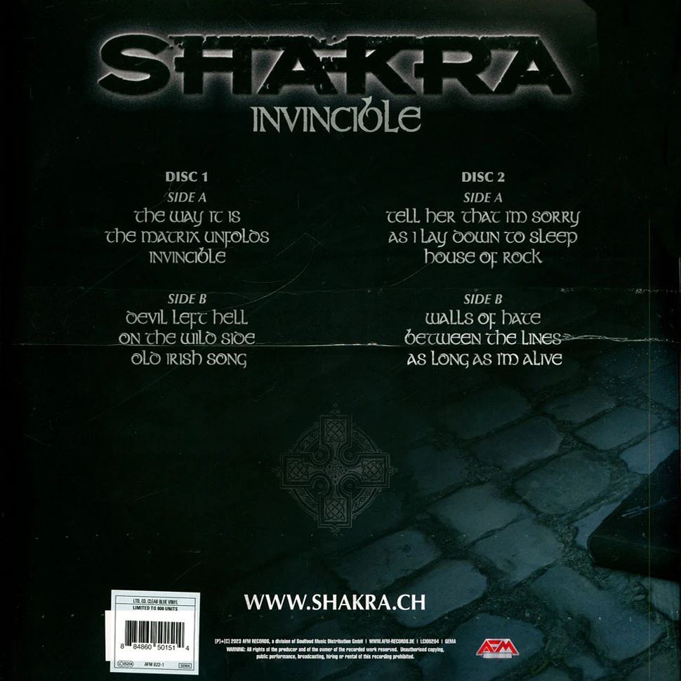 Shakra - Invincible Clear Blue Vinyl Edition