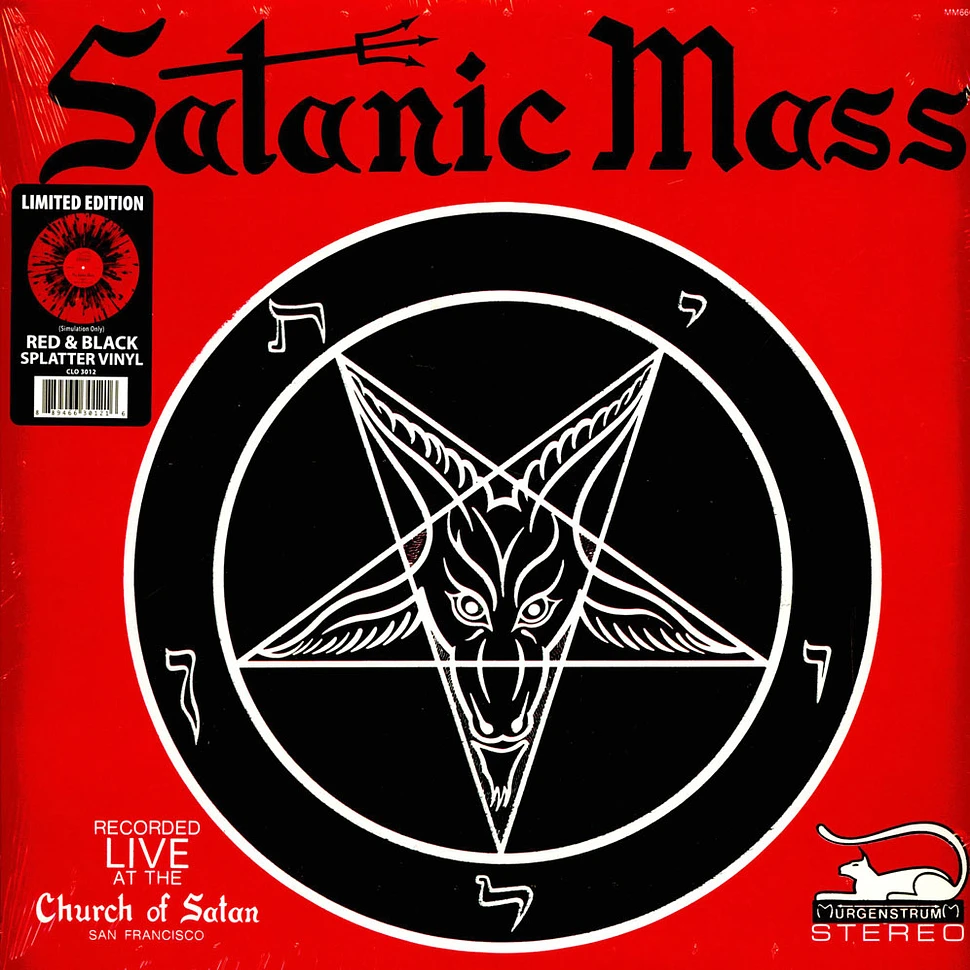 Anton Lavey - Satanic Mass Red & Black Splattered Vinyl Edition