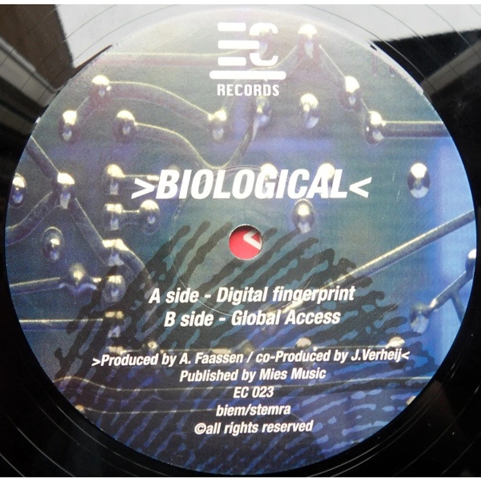 Biological - Digital Fingerprint / Global Access