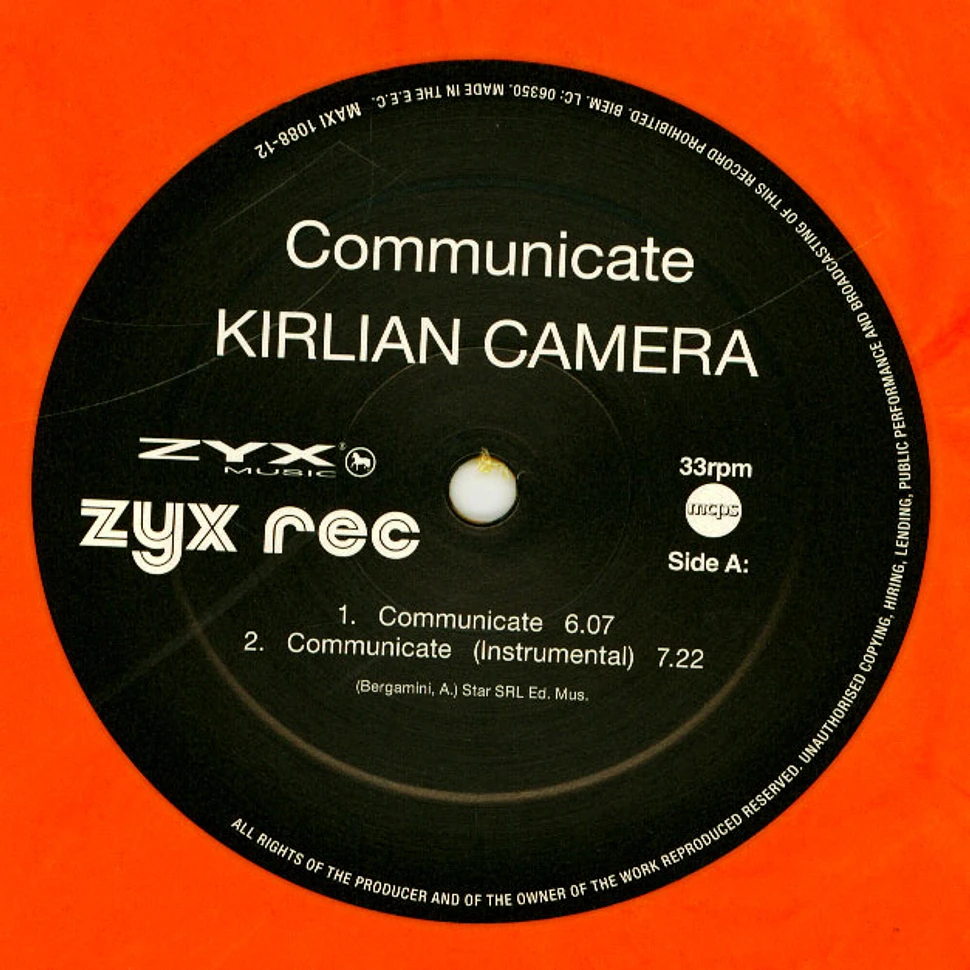 Kirlian Camera - Communicate