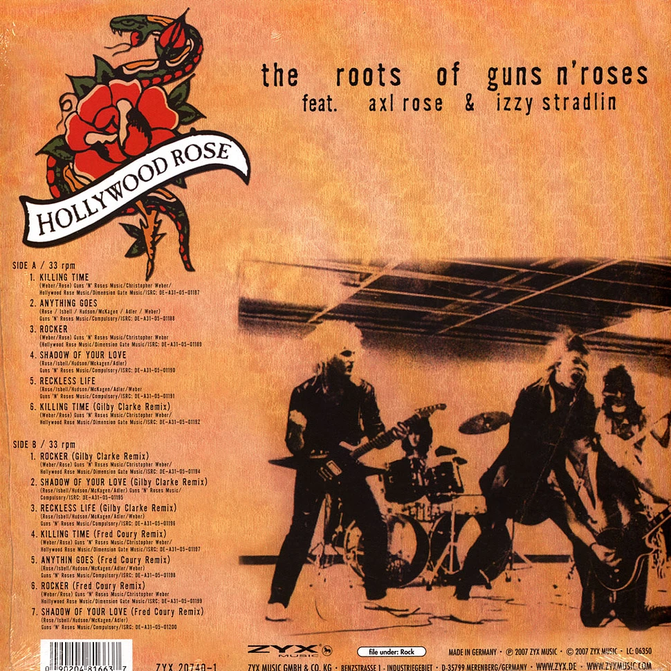 Hollywood Rose - The Roots Of Guns 'N Roses Feat. Axl Rose