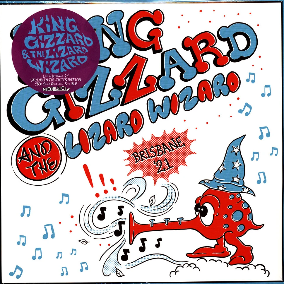 King Gizzard & The Lizard Wizard - Live In Brisbane '21 Stuing In The Juices Splatter Vinyl Edition
