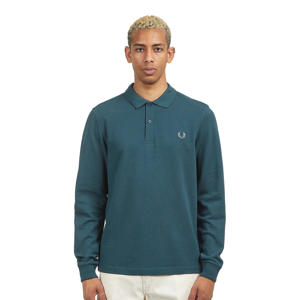 Fred Perry - Bomber Neck Half Zip Polo Shirt (Navy) | HHV