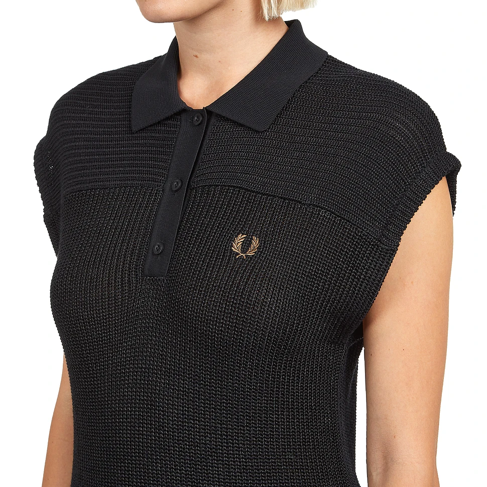 Fred Perry - Knitted Shirt Dress