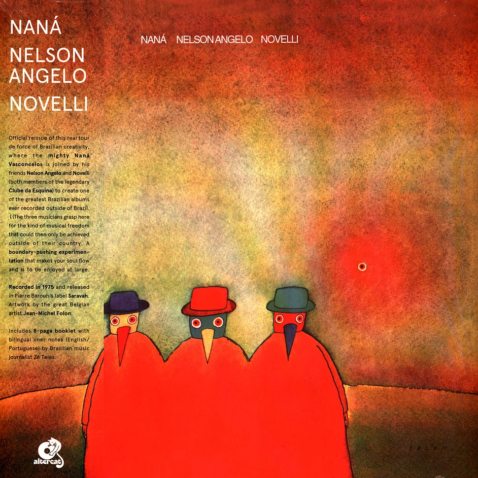 Naná Vasconcelos - Nana Nelson Angelo Novelli Black Vinyl Edition
