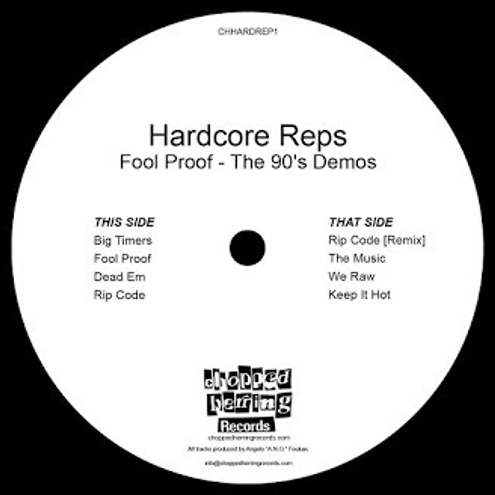 Hardcore Reps - Fool Proof - The 90's Demos