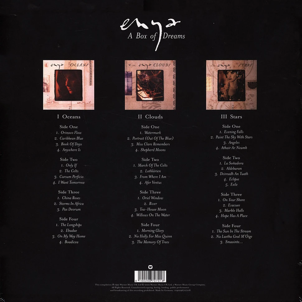 Enya A Box Of Dreams Vinyl 6LP 2023 EU Original HHV Enya A Box Of Dreams Vinyl 6LP 2023 EU Original HHV