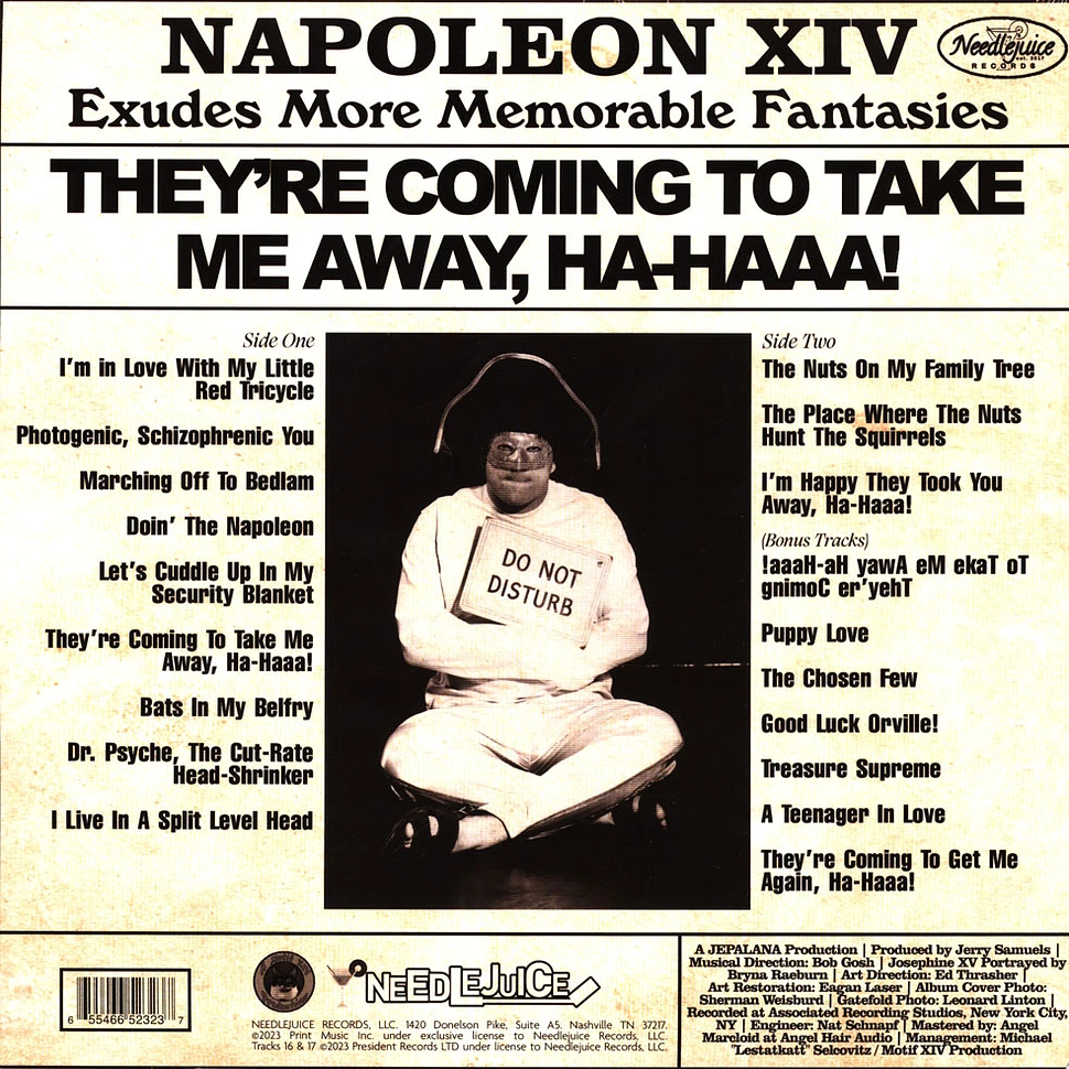 Napoleon XIV - They're Coming To Take Me Away, Ha-Haaa! Red Vinyl Edition