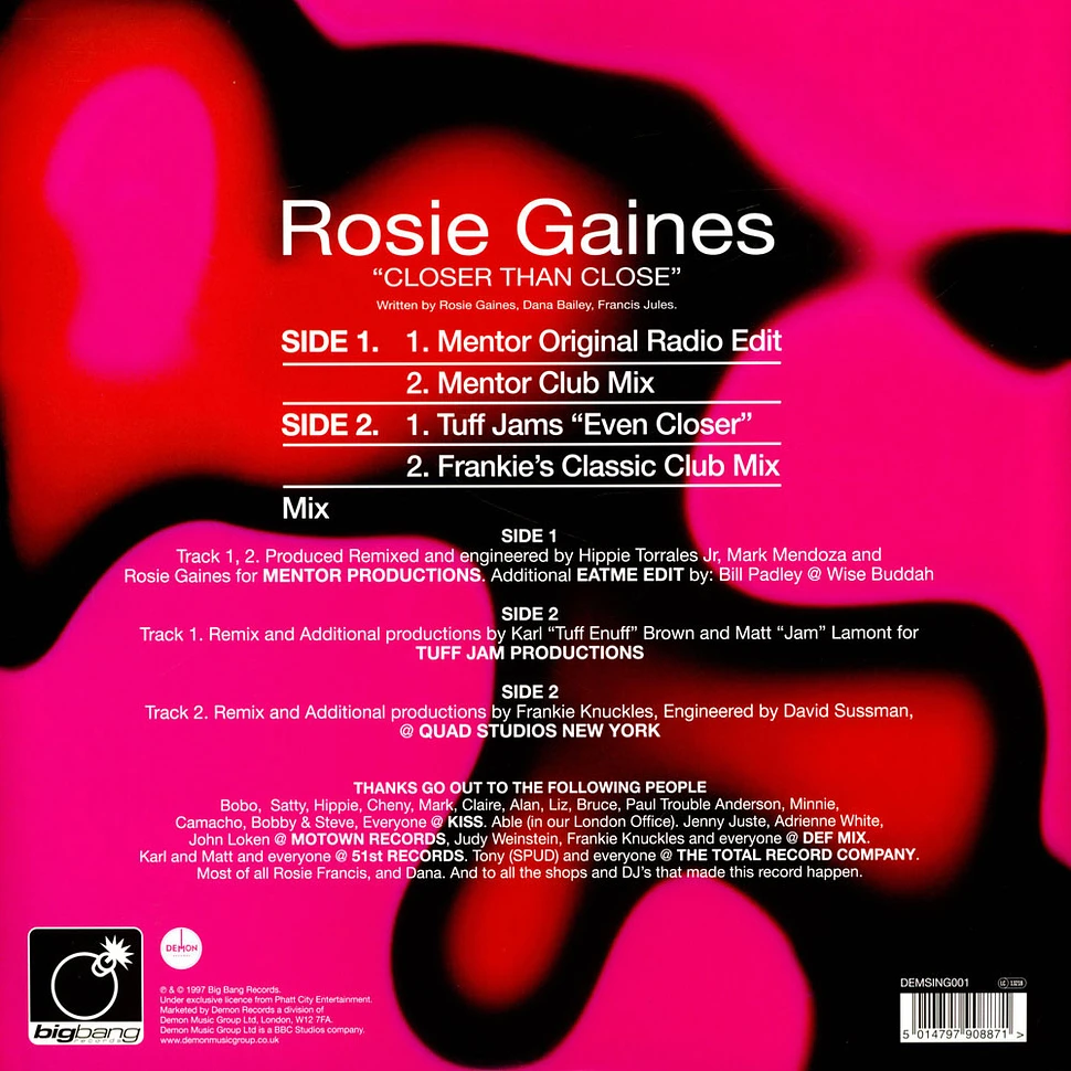 Rosie Gaines - Closer Than Close