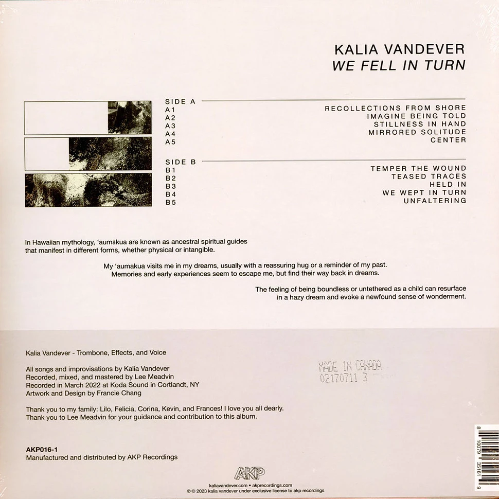 Kalia Vandever - We Fell In Turn