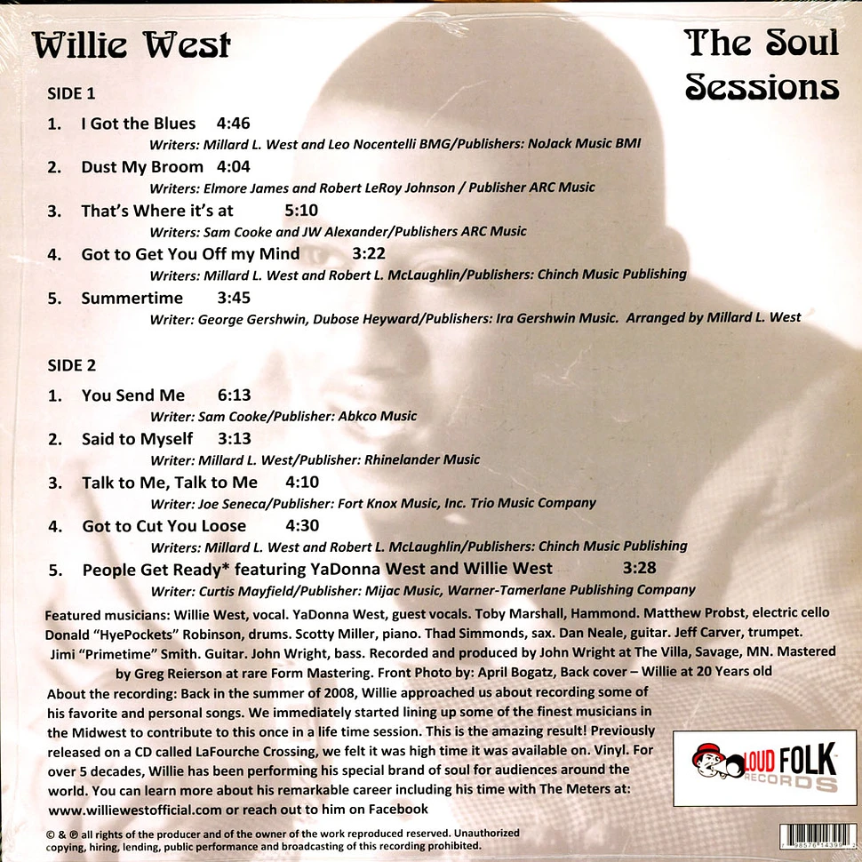 Willie West - Soul Sessions