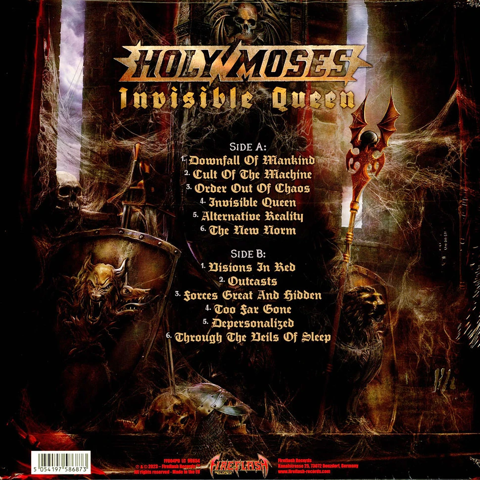 Holy Moses - Invisible Queen Limited Picture Disc Edition