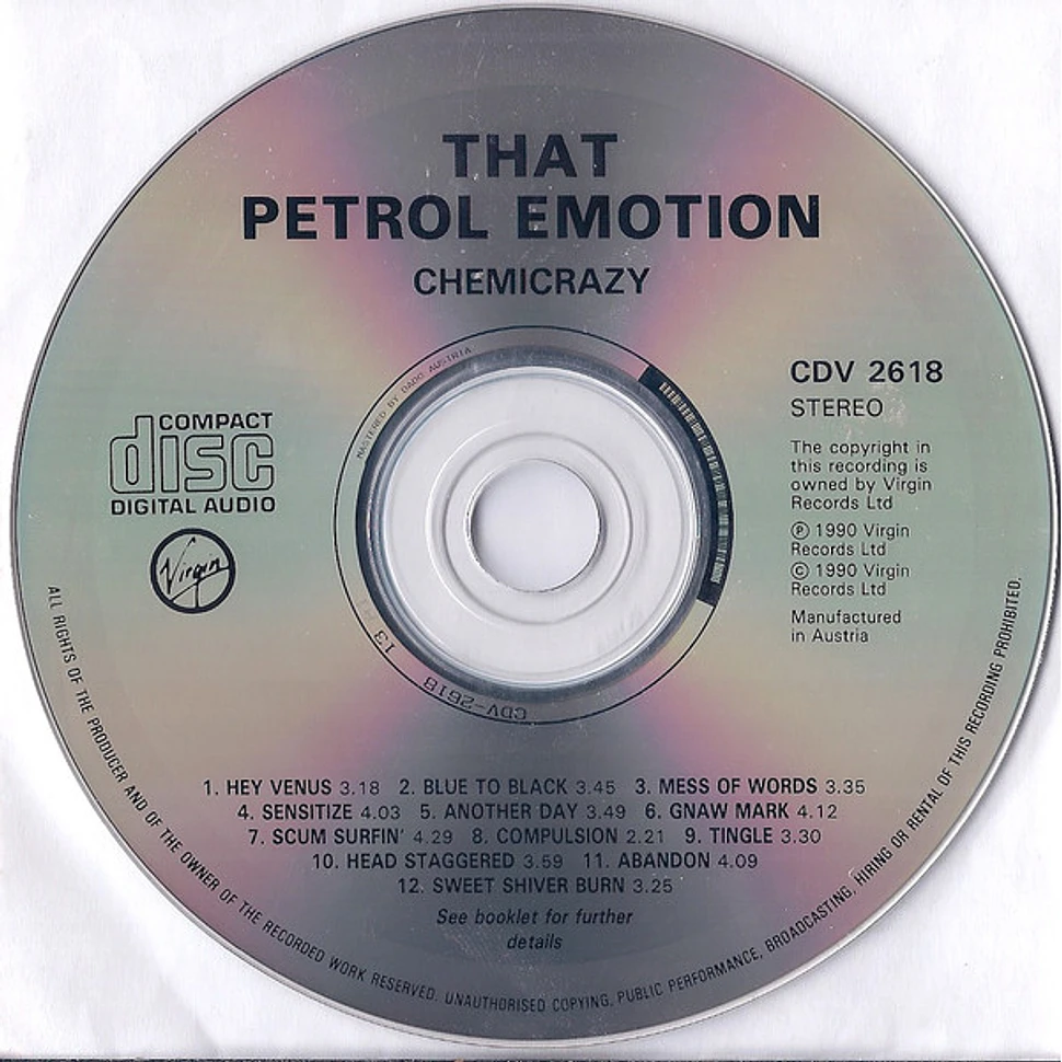 That Petrol Emotion - Chemicrazy