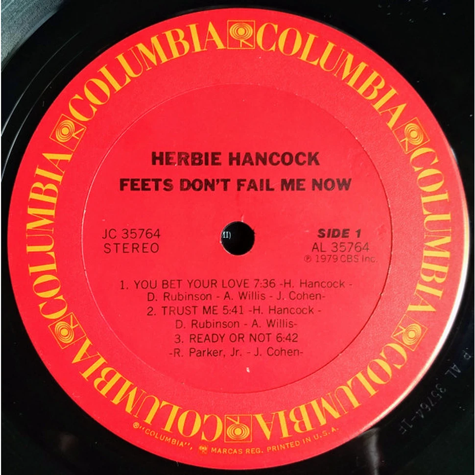 Herbie Hancock - Feets Don't Fail Me Now - Vinyl LP - 1979 - US
