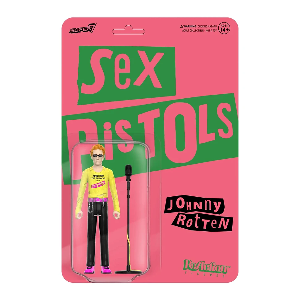 Sex Pistols Johnny Rotten Never Mind The Bollocks Reaction Figure Hhv 