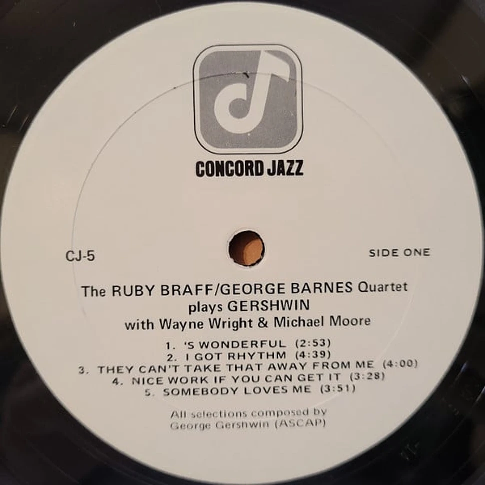 Ruby Braff / George Barnes Quartet - Plays Gershwin