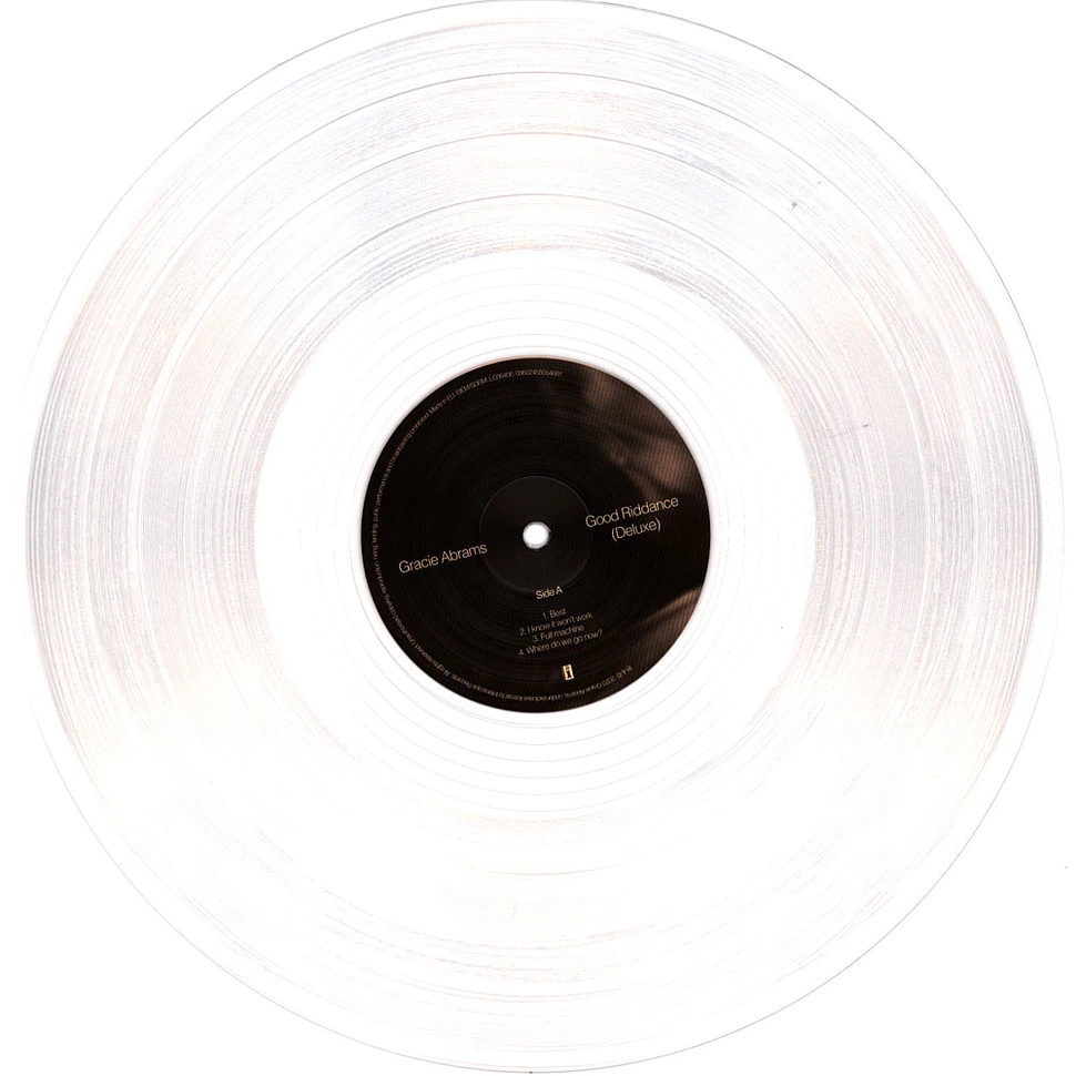 Gracie Abrams - Good Riddance Indie Exclusive Clear Vinyl Edition