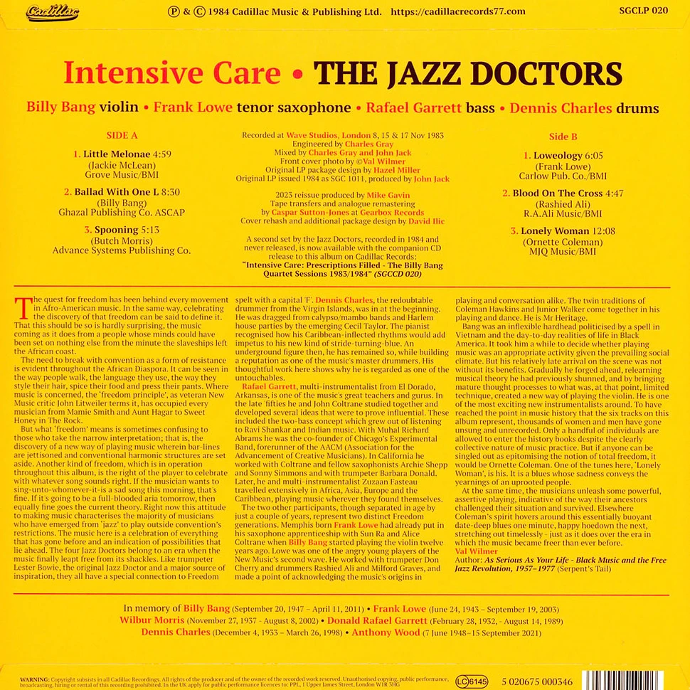 Jazz Doctors - Intensive Care