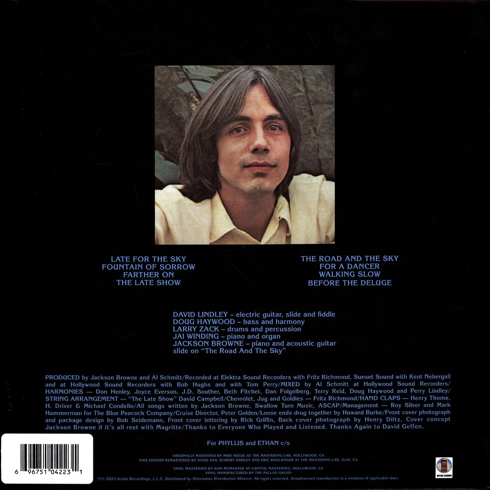 Jackson Browne - Late For The Sky