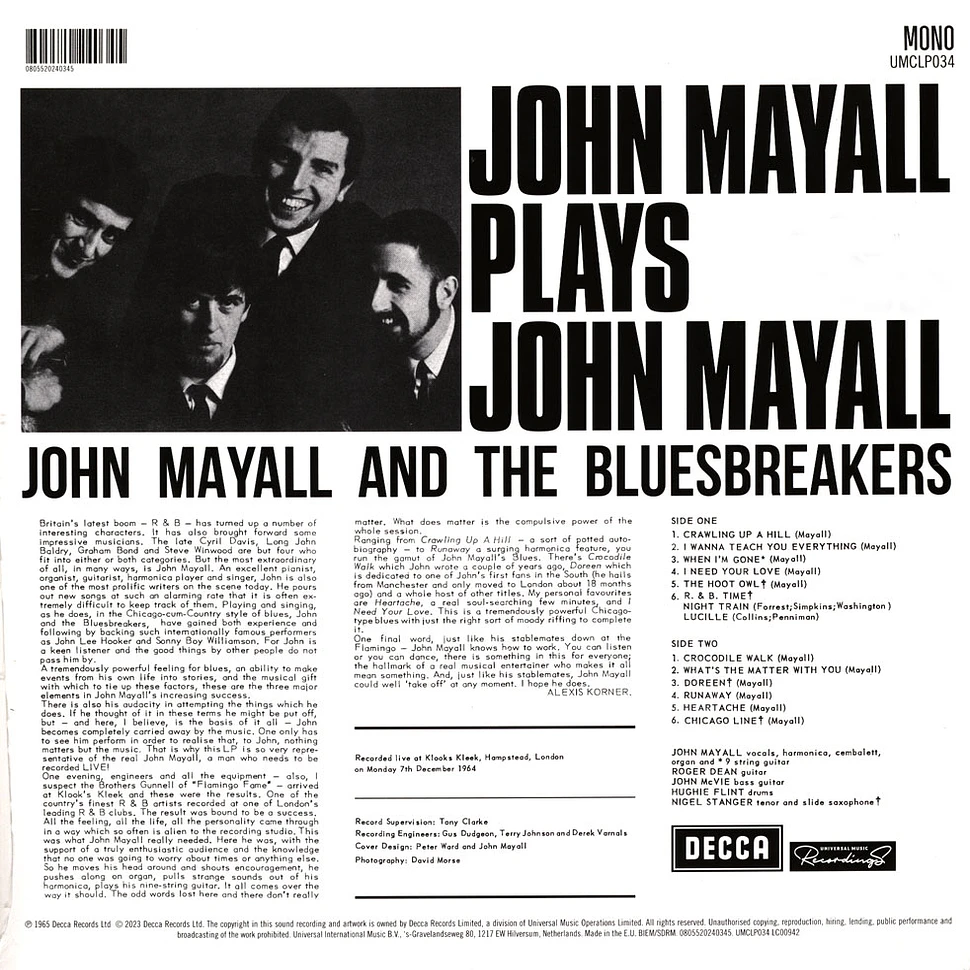 John Mayall - Plays John Mayall