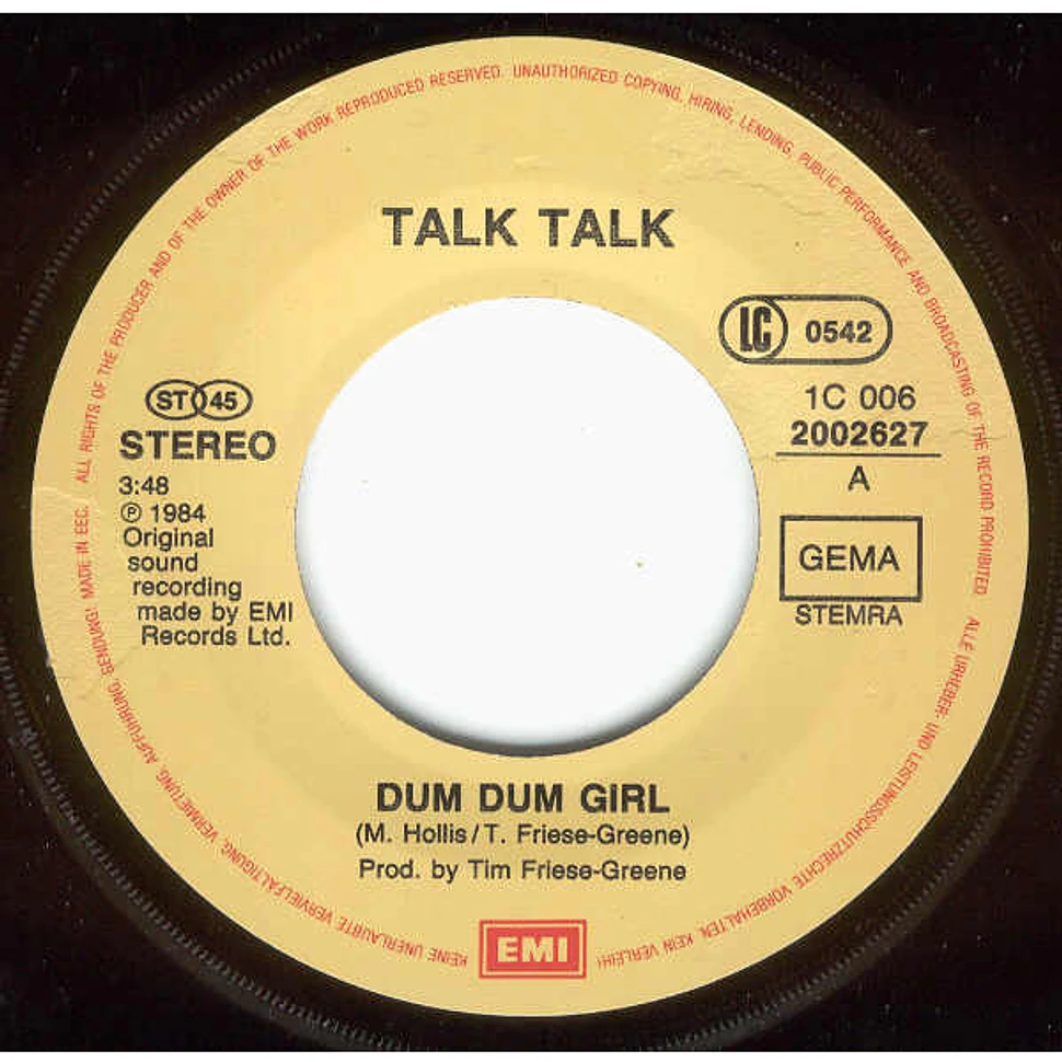 Talk Talk - Dum Dum Girl