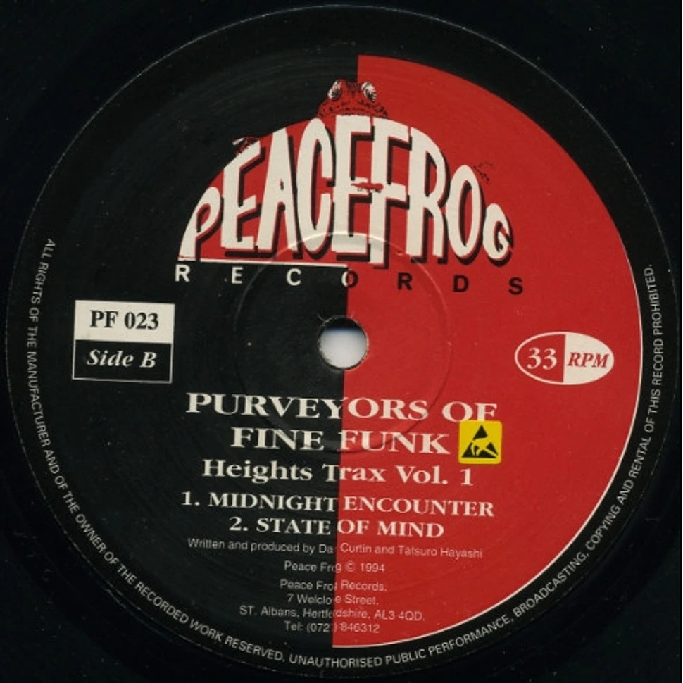 Purveyors Of Fine Funk - Heights Trax Vol. 1