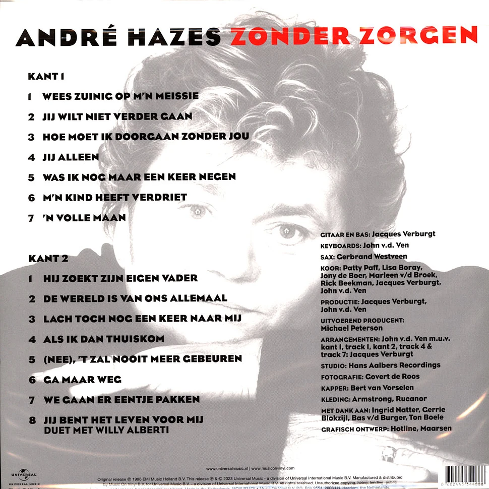 Andre Hazes - Zonder Zorgen