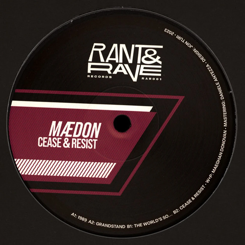 Maedon - Cease & Resist