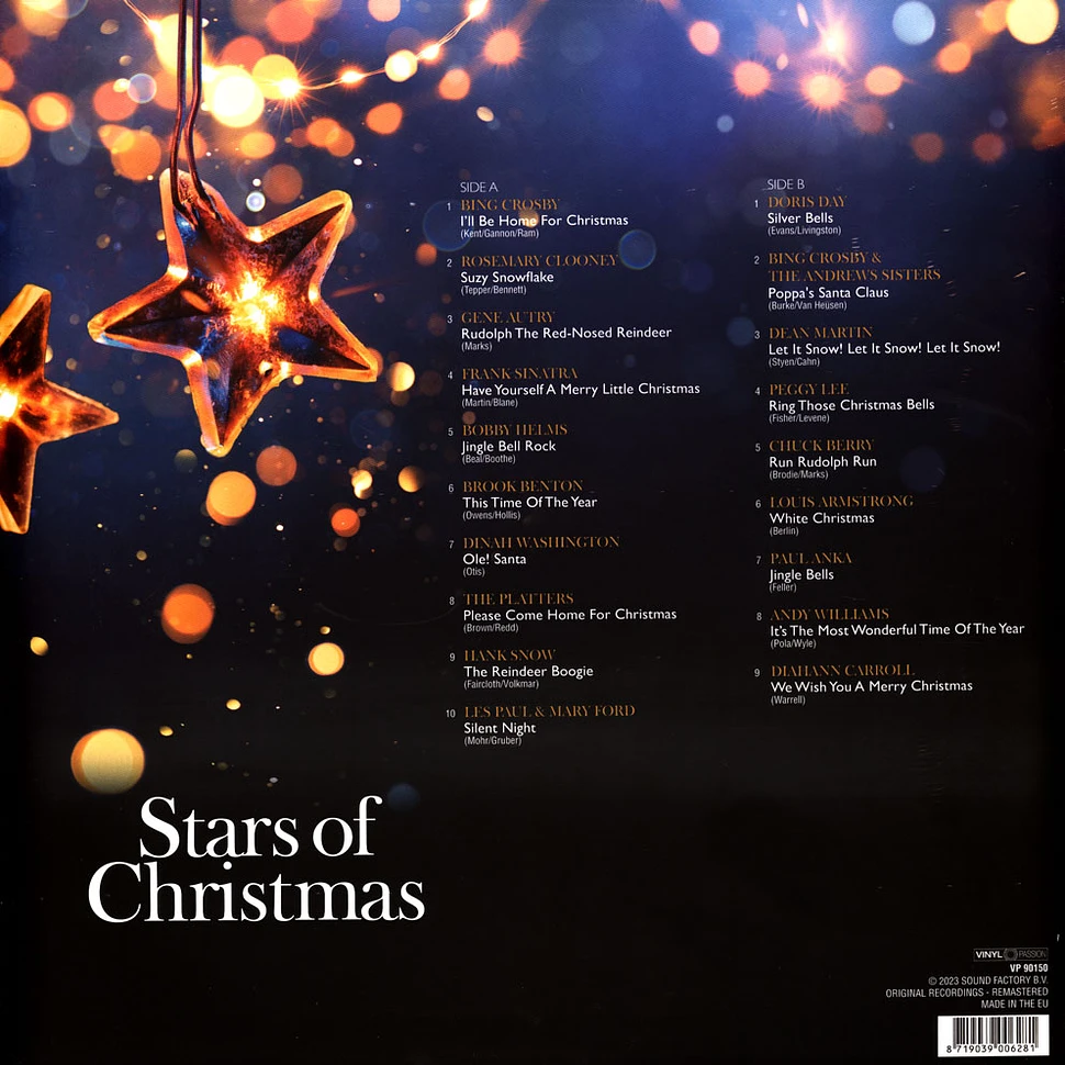 V.A. - Stars Of Christmas Slightly Gold Vinyl Edition